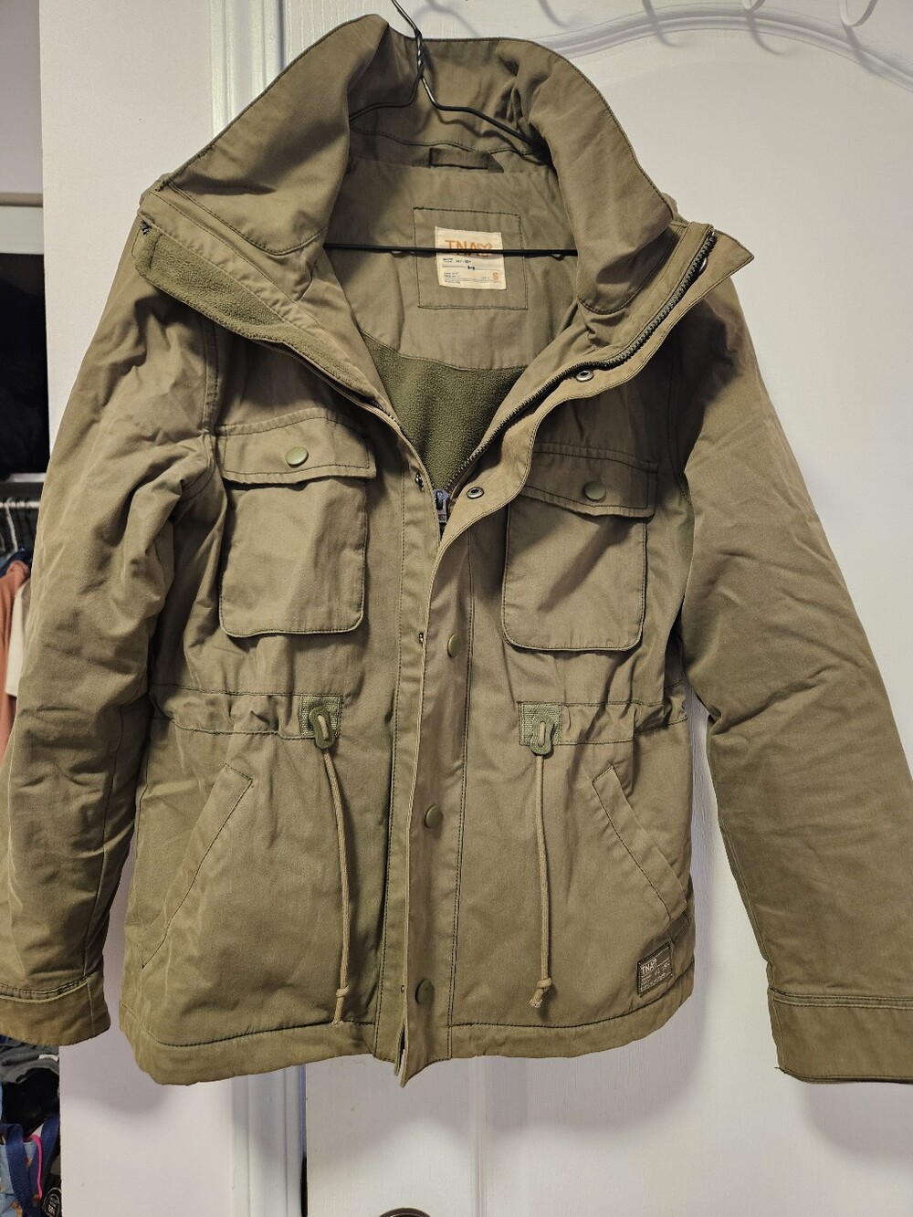 Artizia TNA Olive Green Military Field Jacket